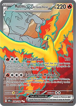 Moltres EX del equipo Rocket