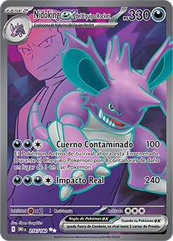 Nidoking EX del equipo Rocket