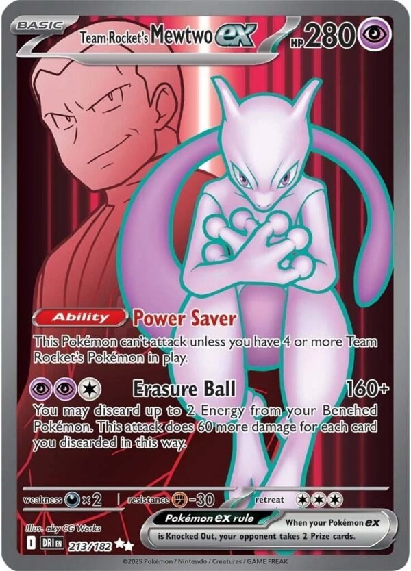 Mewtwo EX del equipo rocket