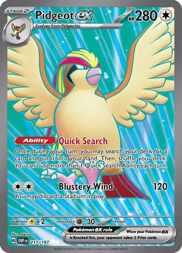 Pidgeot EX FA